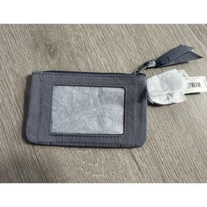 Vera Bradley  Zip ID Case Carbon Gray  BRAND NEW